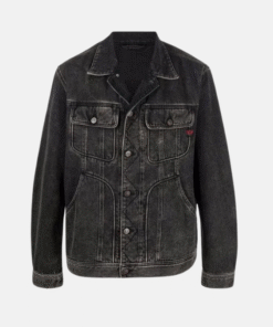D-Riley Faded Effect Denim Jacket