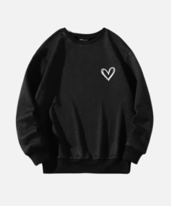 White Heart Sweatshirt