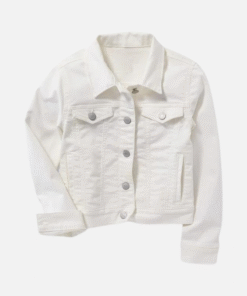 Off White Flap Pocket Denim Jacket