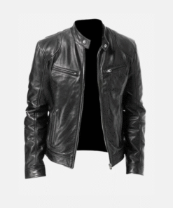 New Black Leather Jacket
