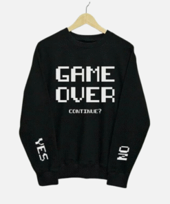 Game Over Black Sweatshirt