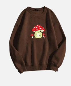 Casual Spotprent Sweatshirt