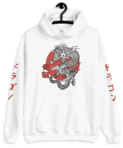 Dragon Print Hoodie