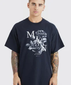 MAN ROSE GRAPHIC T-SHIRT
