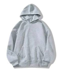 Plain Light Grey Hoodie